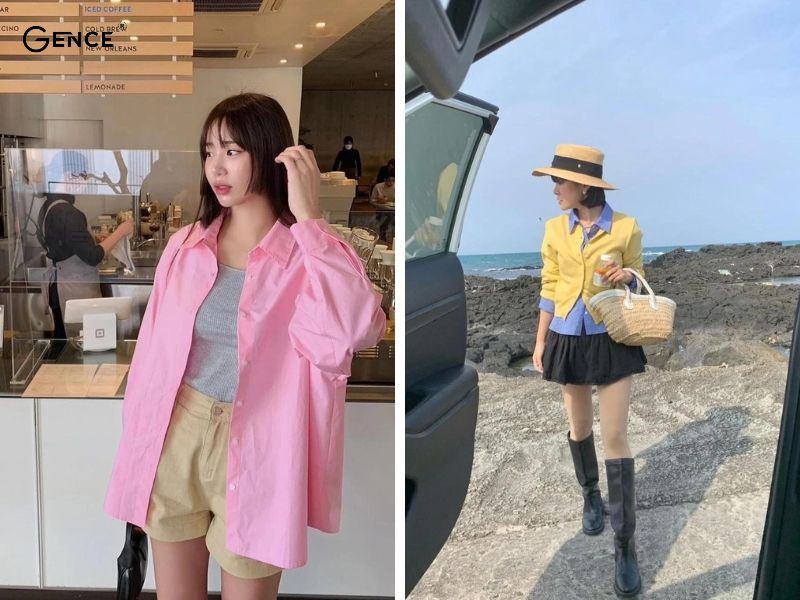 Phối đơn sắc màu pastel