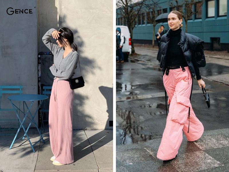 Phối cùng màu trung tính tạo nên set đồ thanh lịch