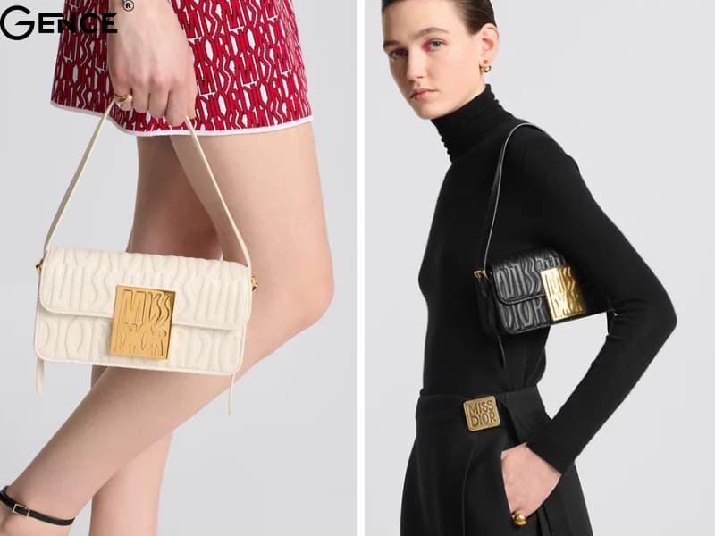 Túi xách nữ hàng hiệu Miss Dior mang phong cách cổ điển