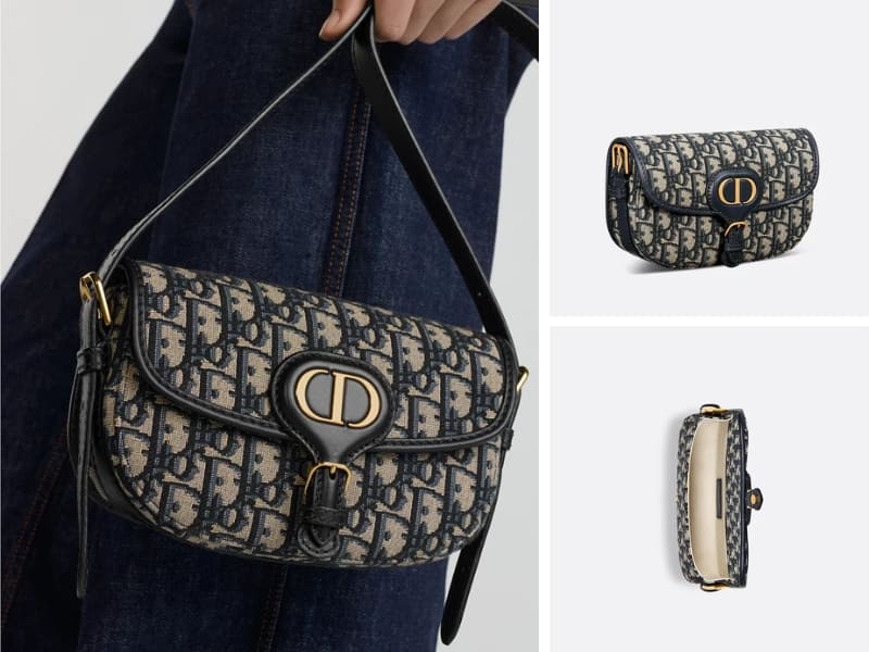 Túi xách Dior Bobby East-West sở hữu thiết kế tinh tế nhưng không kém phần năng động