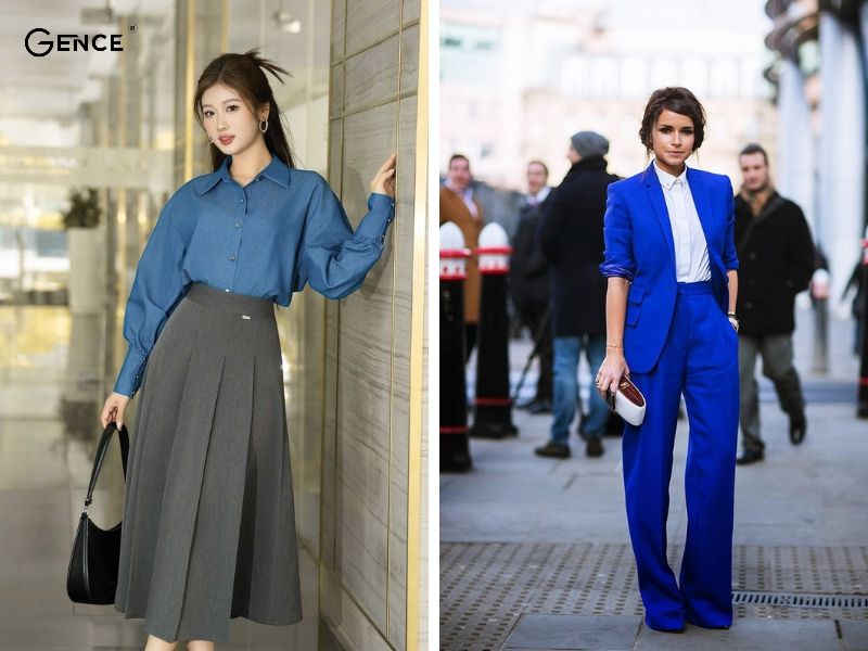 Nắm rõ bí quyết phối đồ màu xanh lam phù hợp với cá nhân