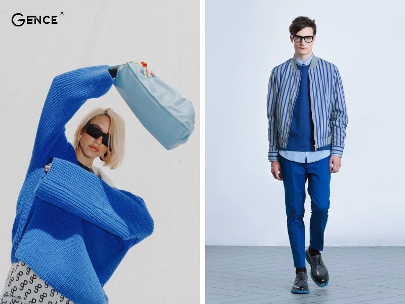 Tham khảo cách phối màu xanh lam với nhiều sắc thái