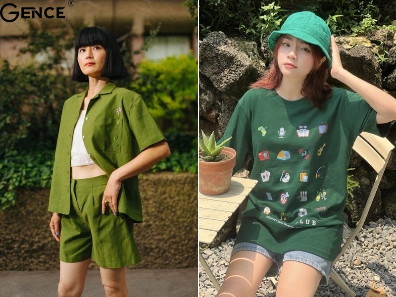 Màu xanh la phù hợp với mệnh Mộc