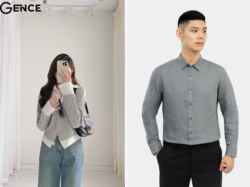 Màu xám không phù hợp với người mệnh Mộc