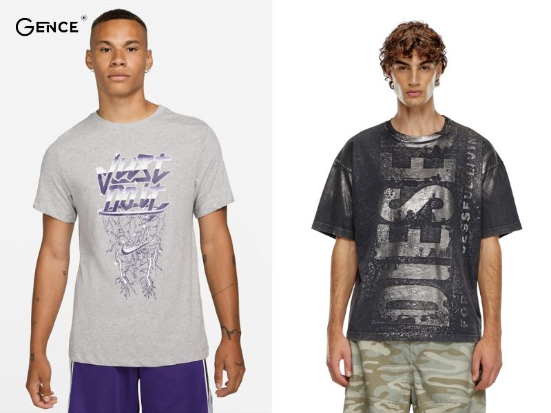 Áo thun chất liệu Metallic không thể bỏ qua cho nam giới