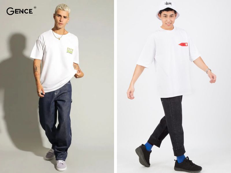 Mix cùng quần baggy