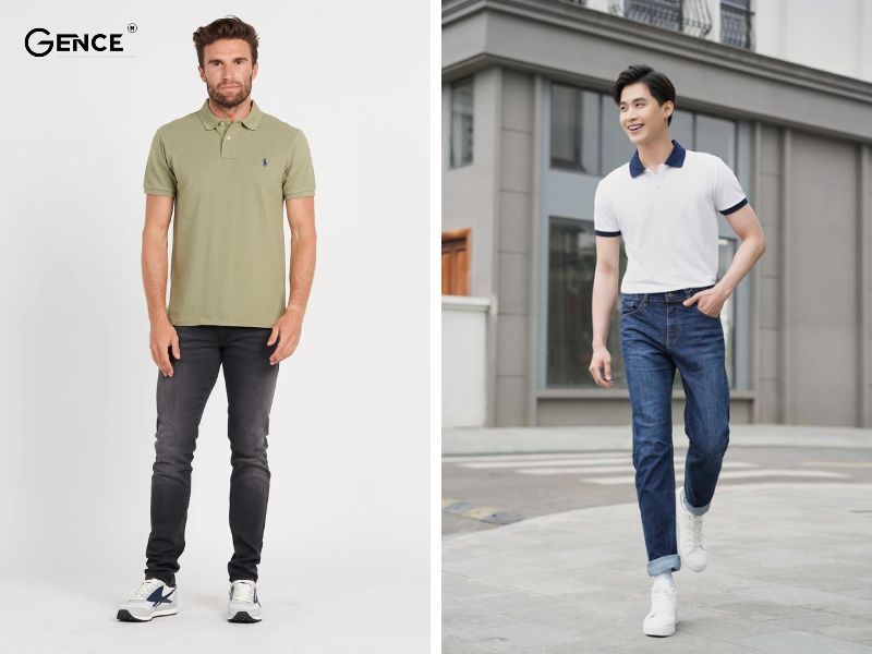 Mix cùng quần jean