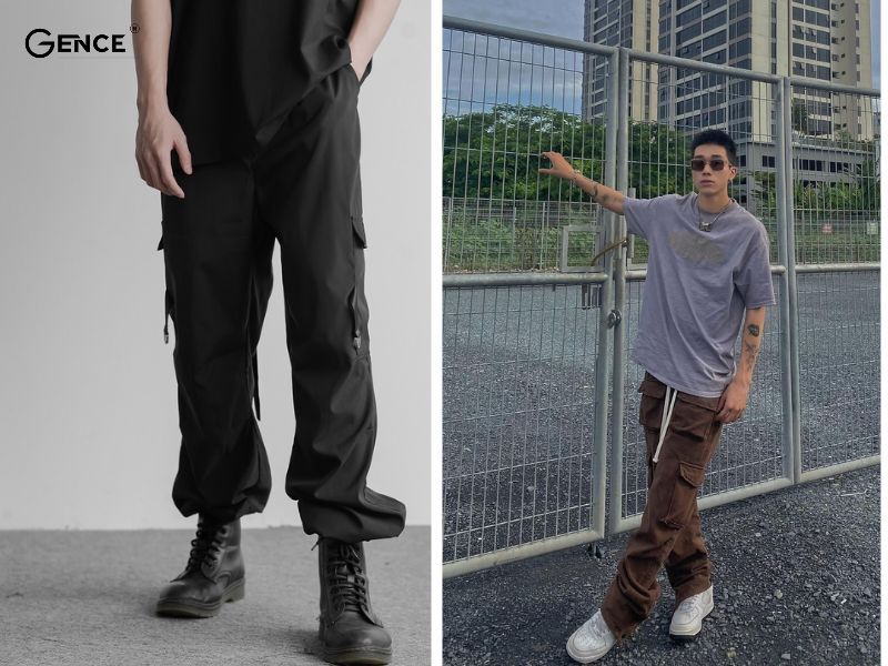 Mix cùng quần túi hộp