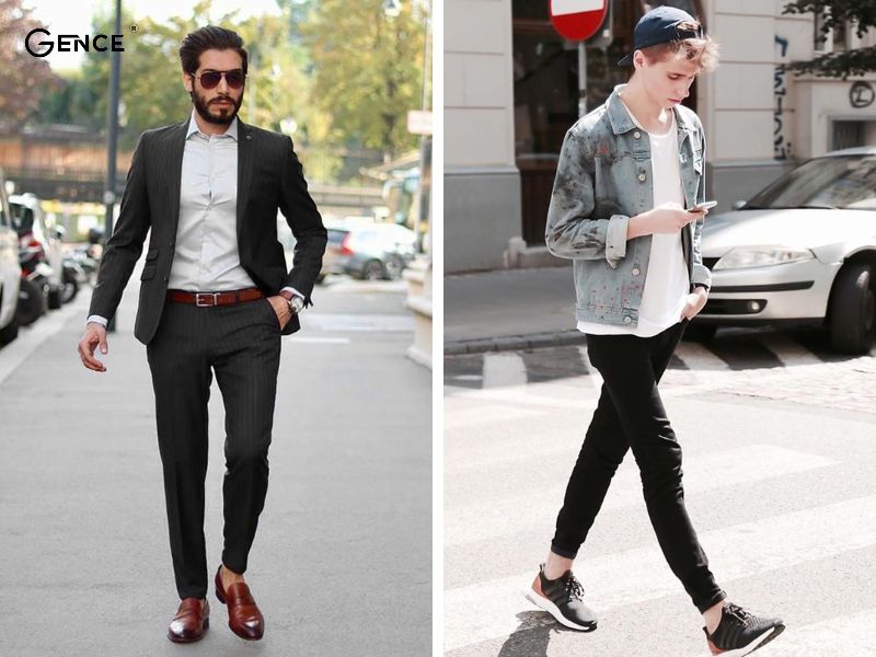 Nam nên mang giày gì với vóc dáng người gầy và cao