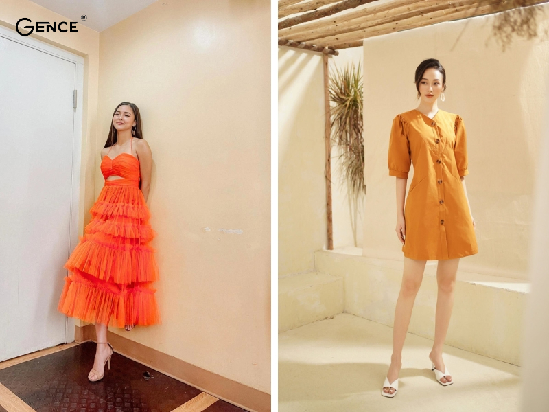 Mệnh kim tương khắc với màu cam