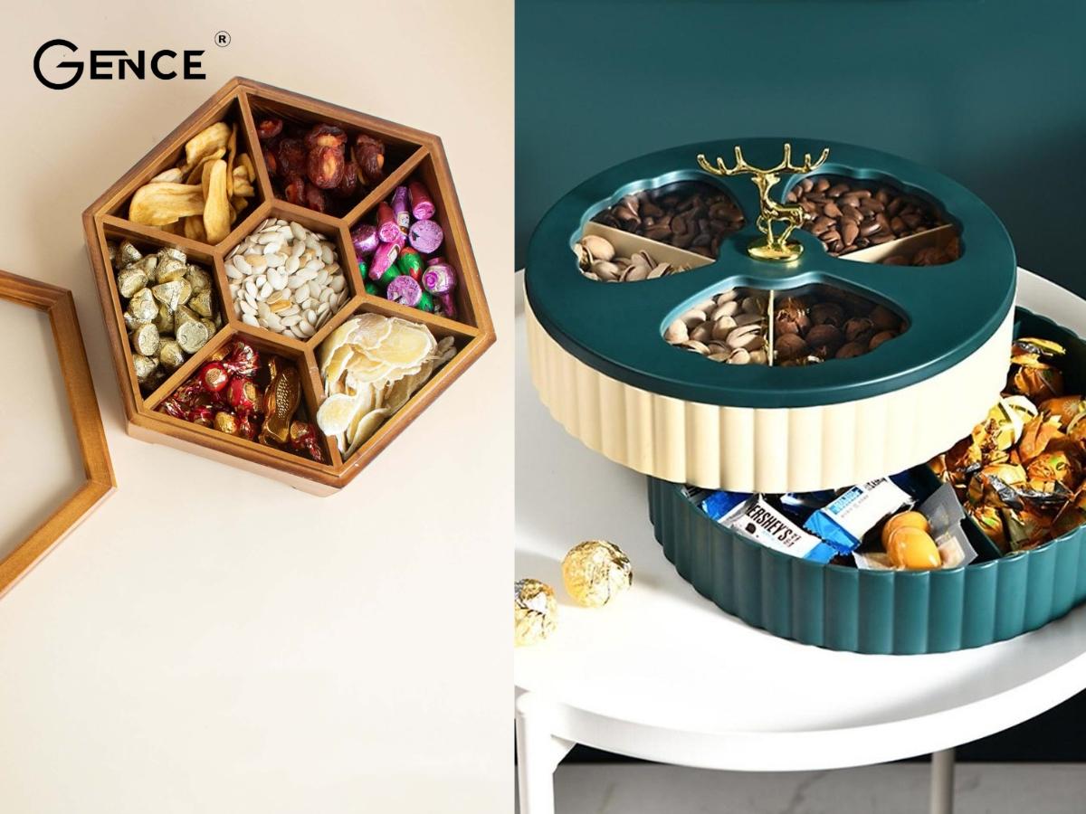 Nhiều kiểu dáng khay đựng bánh mứt khác nhau