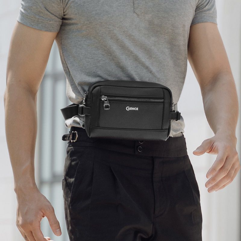 Outfit đi làm của biên kịch cùng túi đeo chéo TD06 Gence