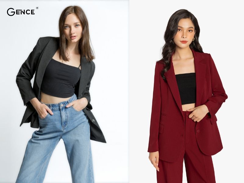 Outfit quyến rũ, thu hút với áo vest nữ và áo ống