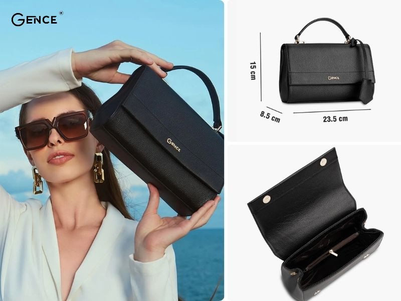 TX08 màu đen bề mặt bóng đẹp dễ phối đồ