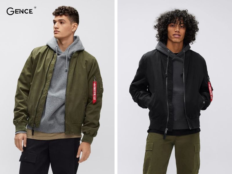 Phối áo bomber bụi bặm