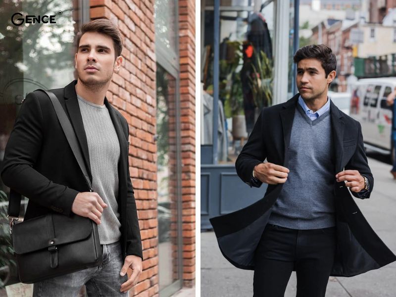 Phối cùng áo khoác blazer