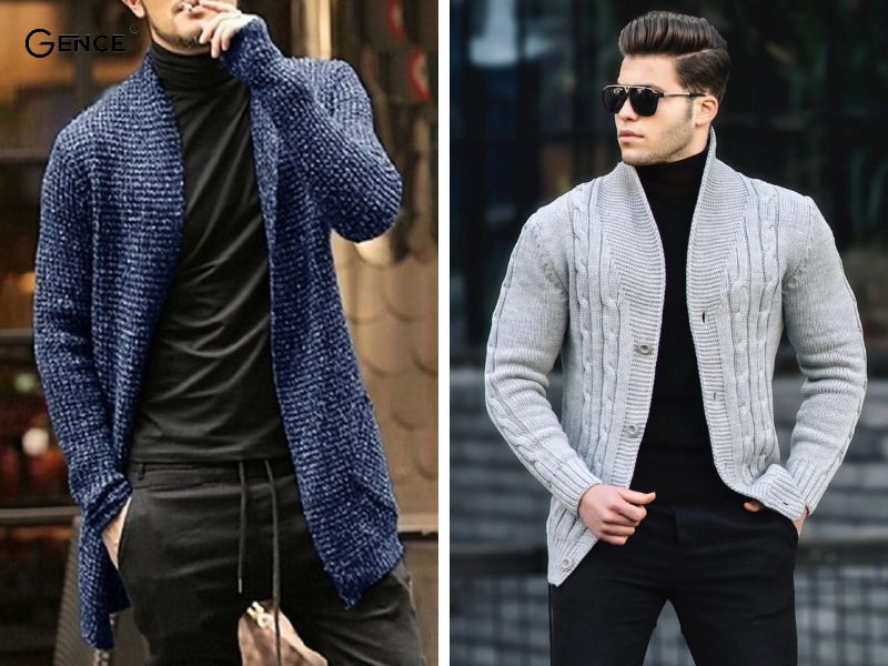 Phối cùng áo len cổ lọ