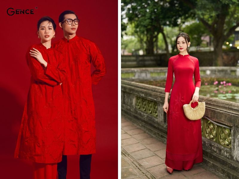 Diện áo dài truyền thống cho học sinh cấp 3 trong ngày Tết