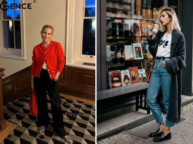 Cần cân nhắc đến dáng người khi lựa chọn áo Cardigan