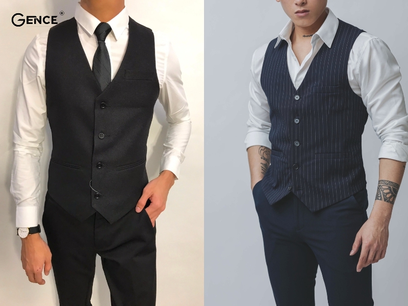 Phối đồ với áo gile nam cùng vest lịch thiệp