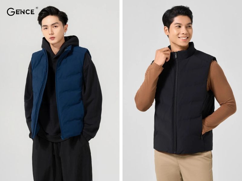 Áo phao gile nam được nhiều người ưa chuộng