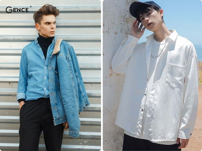 Biến hóa cách mặc áo sơ mi để có outfit độc đáo