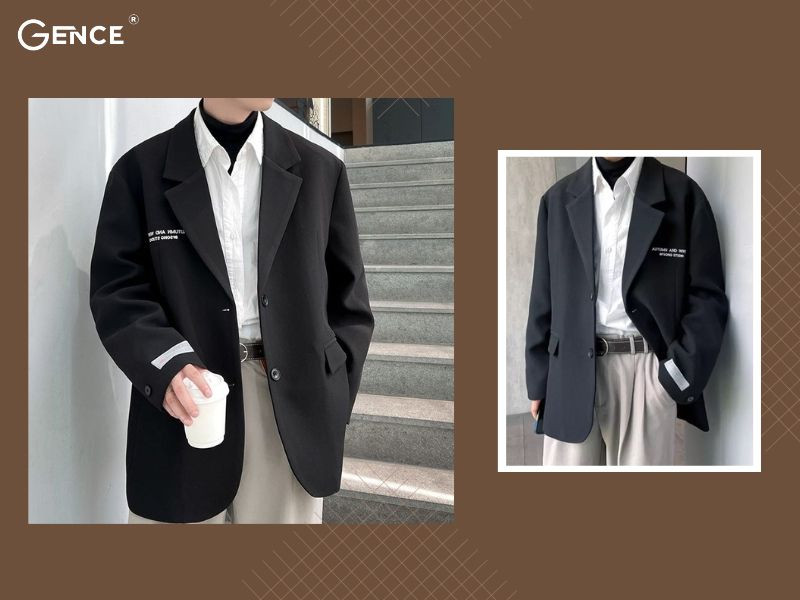 Phối sơ mi trắng cùng áo len cổ lọ và áo vest thể hiện style ấn tượng