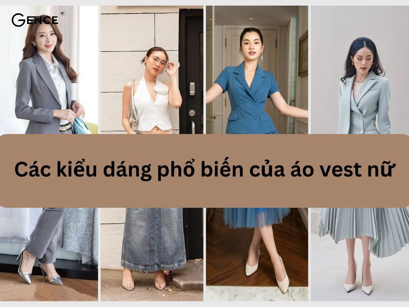Các mẫu áo vest nữ thời trang được ưa chuộng hiện nay