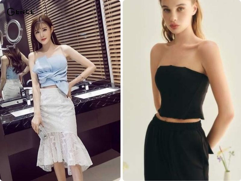 Sự thu hút của trang phục áo cúp ngực phối chân váy đuôi cá