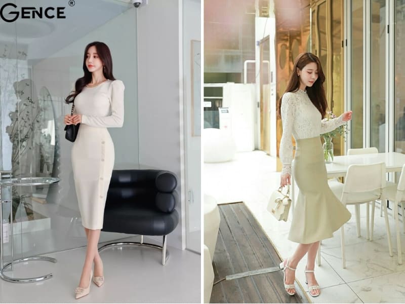 Dáng người đồng hồ cát phù hợp với hầu hết các kiểu giày