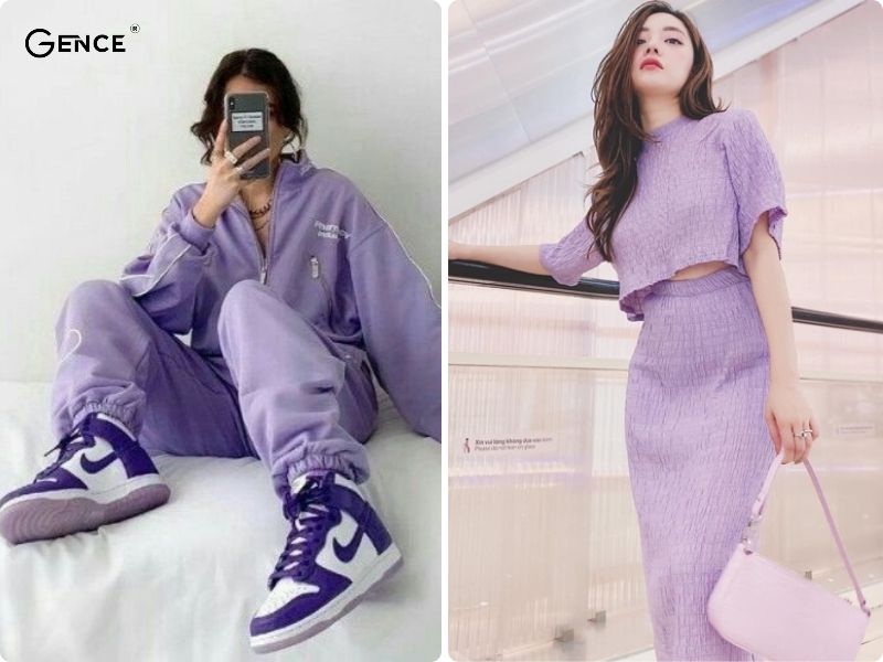 Phối đồ full tím pastel dễ dàng, nhanh chóng và thời trang