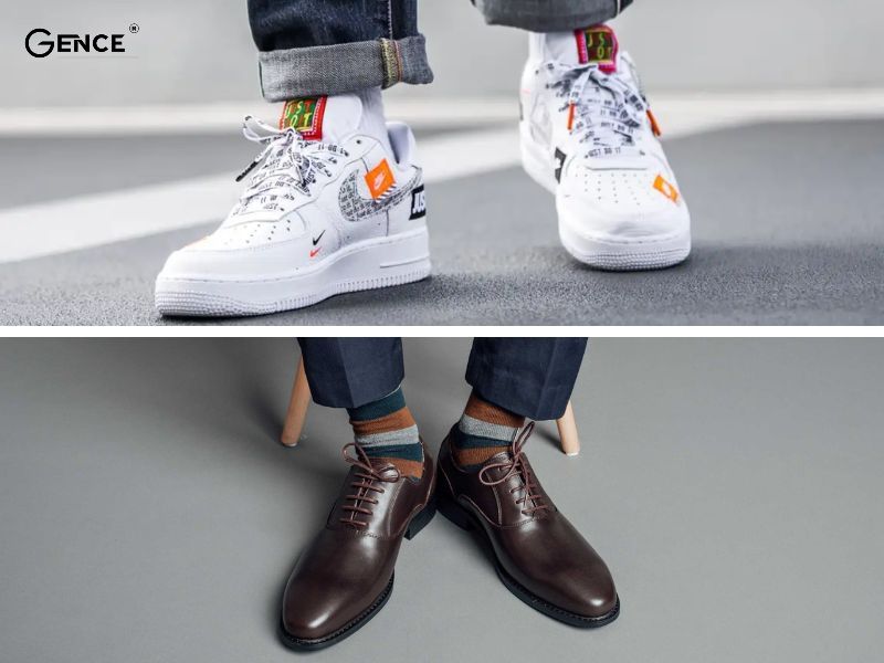 Phối kèm phụ kiện giày