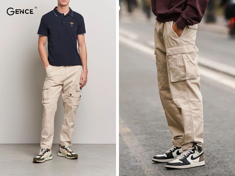 Phối thêm phụ kiện cho outfit mix cùng quần túi hộp