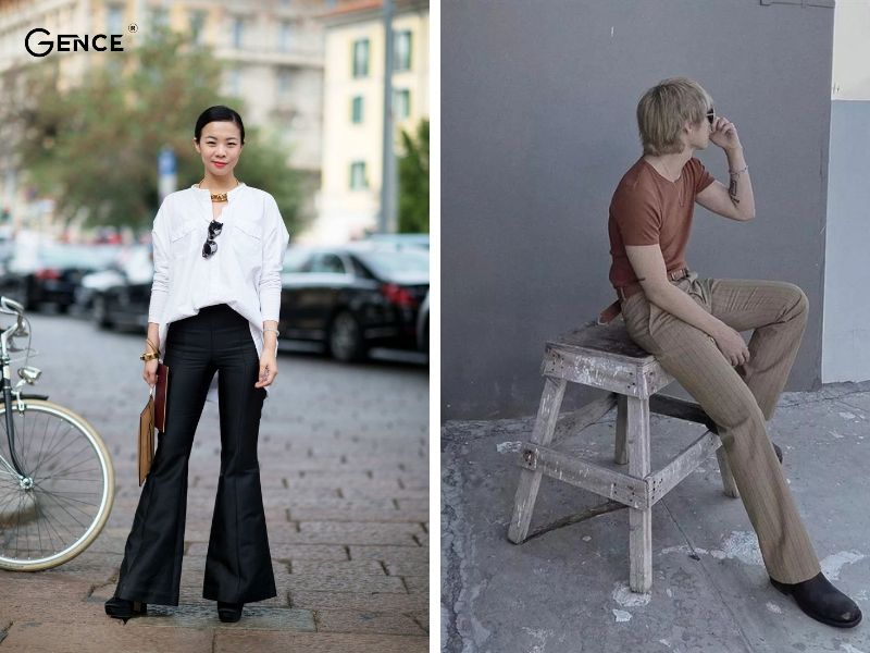 Quần ống loe hack dáng và mang đến nhiều style