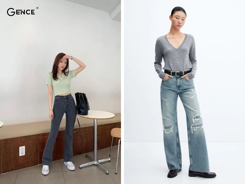 Quần jeans basic mang đến sự thoải mái và cá tínhc