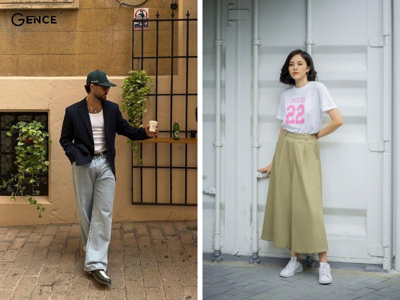 Lối sống đơn giản thể hiện qua style basic