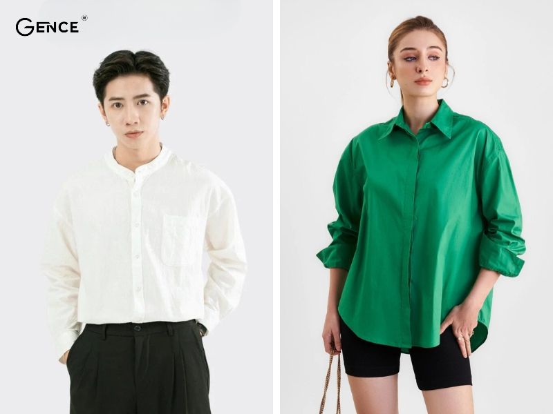Áo sơ mi cân mọi outfit của thời trang basic