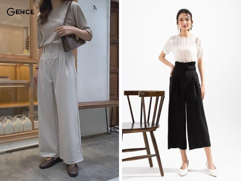 Quần Culottes phù hợp với style vintage cho nữ