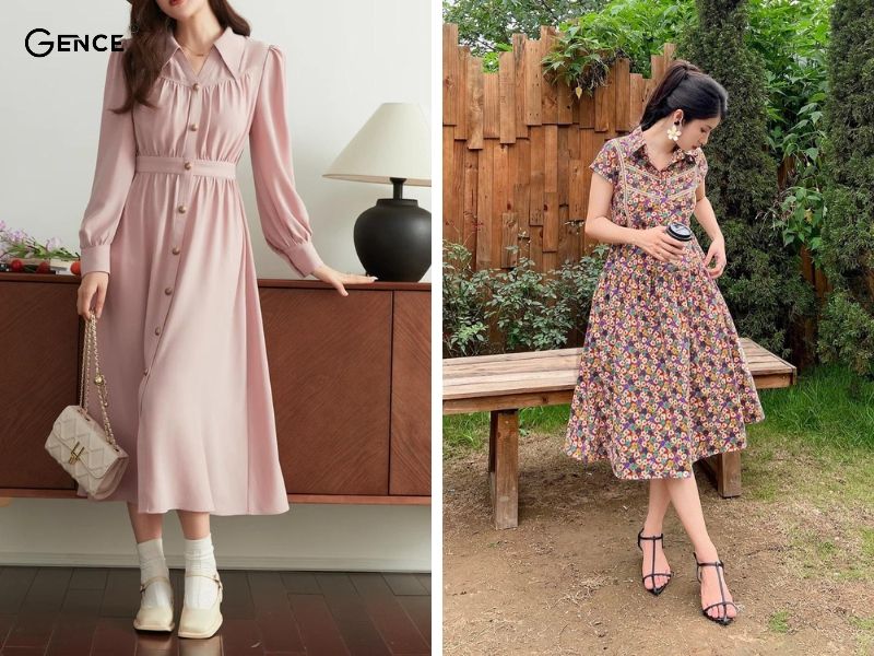 Váy sơ mi mang đến vẻ đẹp cổ điện và nhẹ nhàng cho phái đẹp