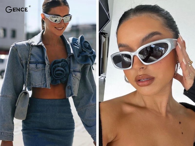 Kính râm là phụ kiện trong phong cách retro