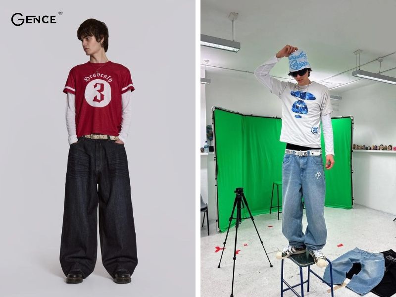 Sáng tạo và unique với set đồ babytee kết hợp quần hiphop nam