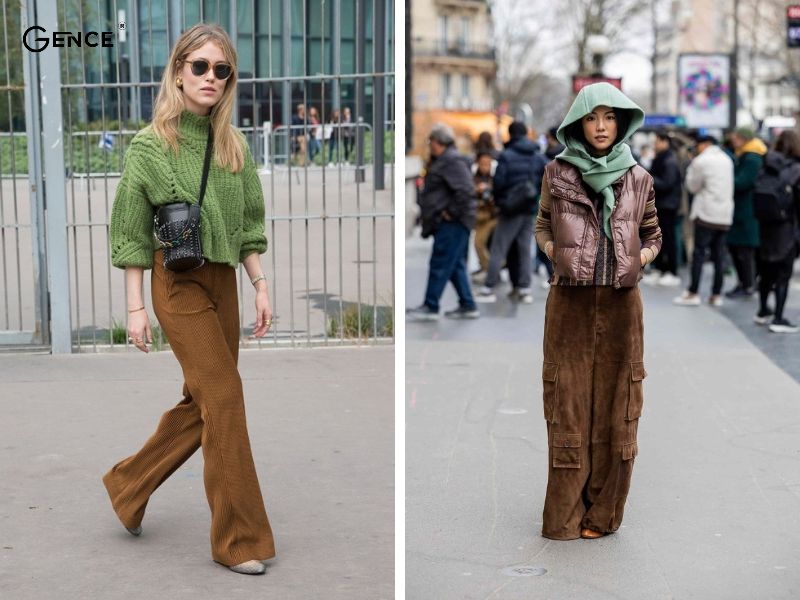 Màu nâu kết hợp với nhiều màu tạo nên vẻ đẹp cuốn hút