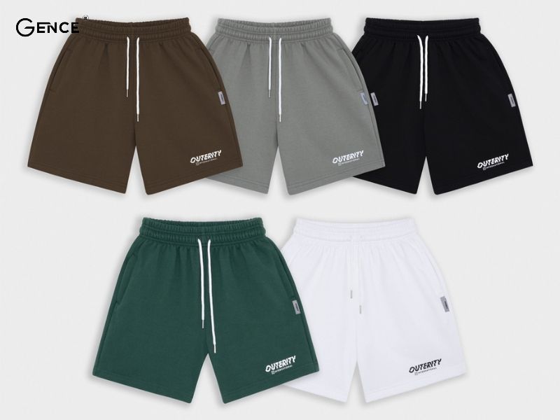 Quần short nỉ nam Outerity thiết kế độc đáo, trẻ trung