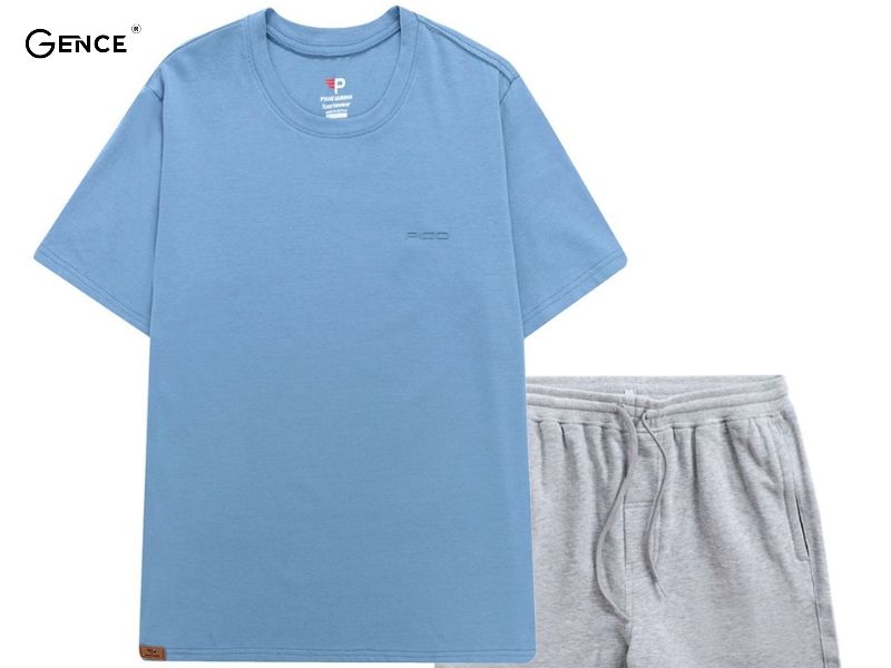 Mix-match áo thể thao cùng quần short nỉ nam thời trang