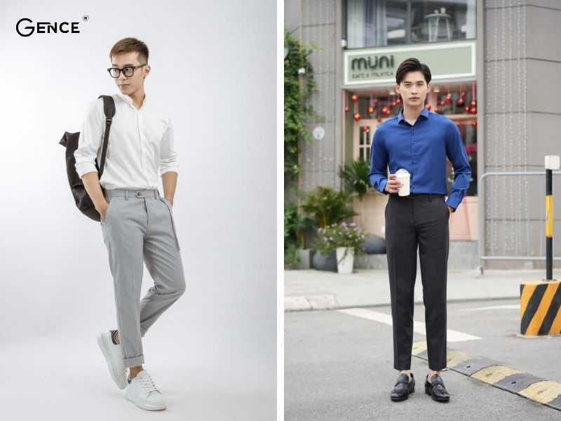 Nên chọn giày có màu phù hợp và tương đồng với quần tây