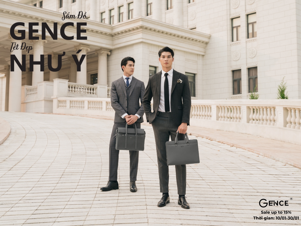 Sale hết đón tết cùng túi xách da nam 15%