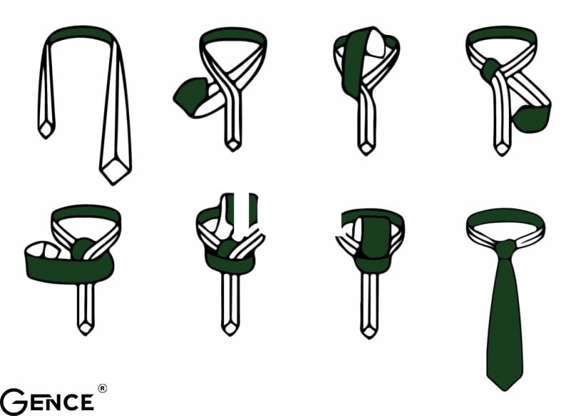 Kiểu thắt Nicky là lựa chọn tuyệt vời cho những ai yêu thích sự thanh lịch nhưng không quá cầu kỳ