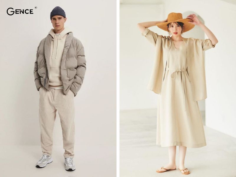 Set đồ màu be giúp người mặc thêm sự sang trọng