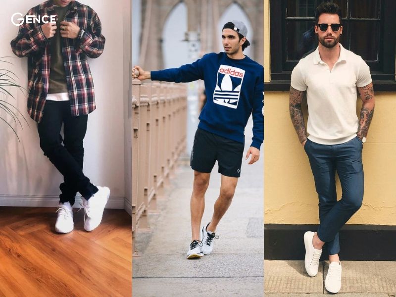Set thể thao cùng giày sneaker mang đến vẻ đẹp nam tính