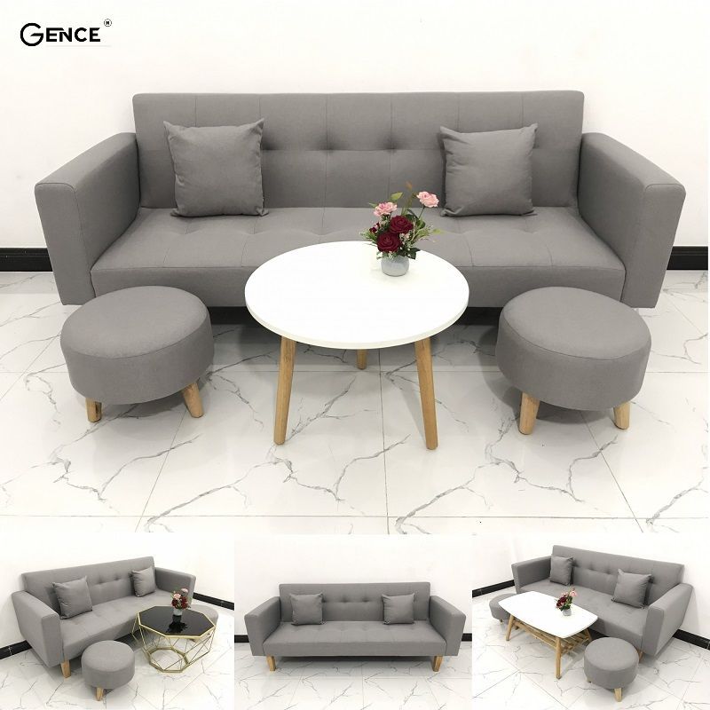 Sofa màu ghi là sự lựa chọn ưu tiên cho lối sống tối giản